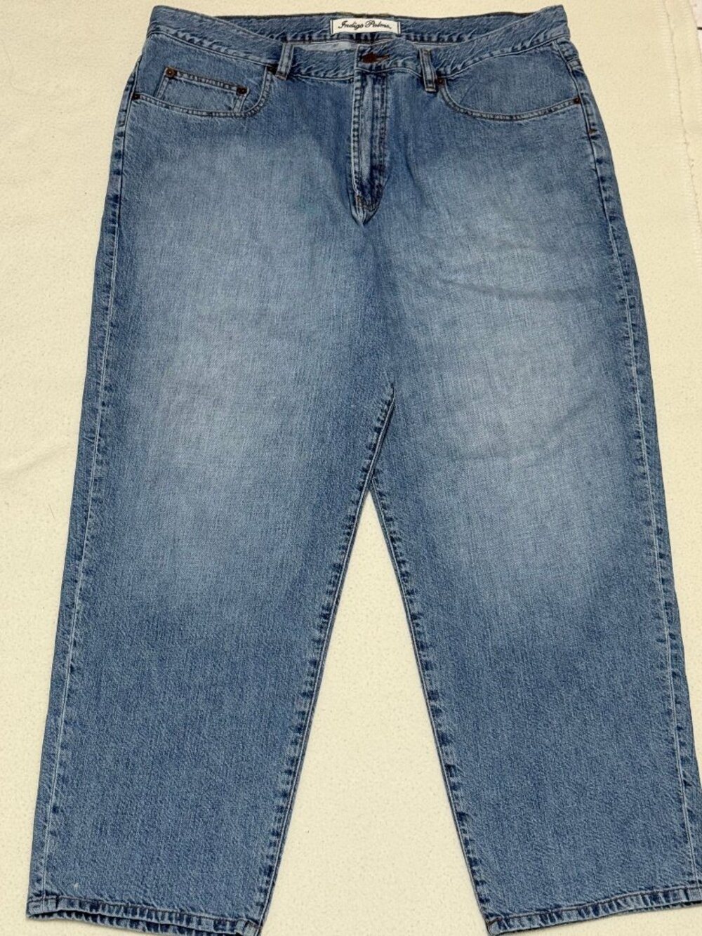 Tommy Bahama Indigo Palms Men's Relaxed Straight Leg Blue Denim Pants - 42"x30"